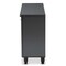 Baxton Studio Fernanda Dark Gray 3-Door Wooden Entryway Shoe Storage Wide Cabinet 152-9166 - alternate 6